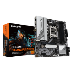 GIGABYTE B650M GAMING PLUS WIFI Motherboard - AMD Ryzen 9000 CPUs, 5+2+2 Phases VRM, up to 8000MHz DDR5, 2xPCIe 4.0 M.2, 2.5GbE LAN, WIFI 6E, USB 3.2 Gen 1