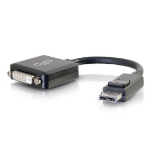 C2G 54321 video cable adapter 7.87" (0.2 m) DisplayPort DVI-D Black