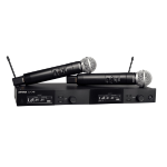 Shure SLXD24DE/SM58-G59 - dual digital wireless system with two transmitters/handheld microphones (470 - 514 MHz)
