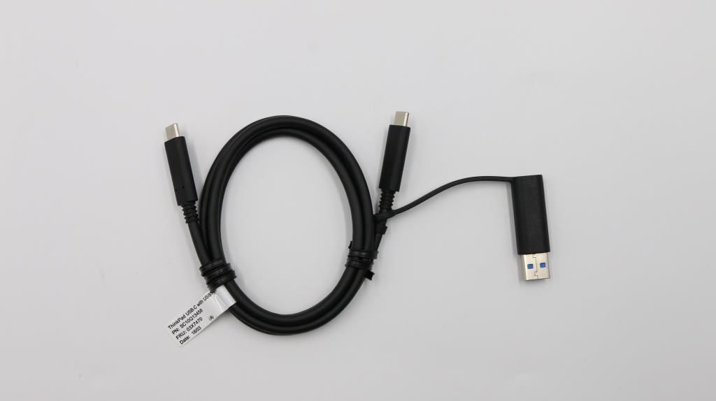 Photos - Other for Computer Lenovo USB-C Cable W/ Dongle TP - Approx 1-3 working day lead. FRU03X7470 