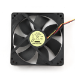 Gembird FANCASE3/BALL computer cooling system Computer case Fan 12 cm Black