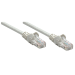 Intellinet Network Patch Cable, Cat6, 10m, Grey, CCA, U/UTP, PVC, RJ45, Gold Plated Contacts, Snagless, Booted, Lifetime Warranty, Polybag
