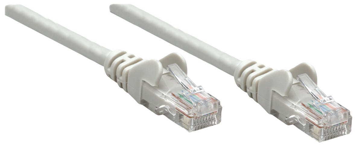 Image of Intellinet Network Patch Cable, Cat6, 10m, Grey, CCA, U/UTP, PVC,...