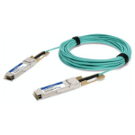 AddOn Networks MFA1A00-C006-AO InfiniBand/fibre optic cable 236.2" (6 m) QSFP28 Aqua color, Silver