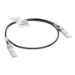 HPE Aruba Networking 10G SFP+ to SFP+ 1m Direct Attach Copper Cable InfiniBand och fiberoptisk kabel SFP+ Svart