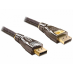 DeLOCK 82770 DisplayPort cable 1 m Black, Brown