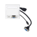Vivolink WI221192 socket-outlet HDMI + VGA + 3.5mm White