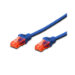 FDL 0.25M CAT.6 UTP LSZH PATCH CABLE - BLUE