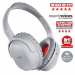 Lindy BNX-60 Wireless Active Noise Cancelling Headphones with aptX, Cool Grey