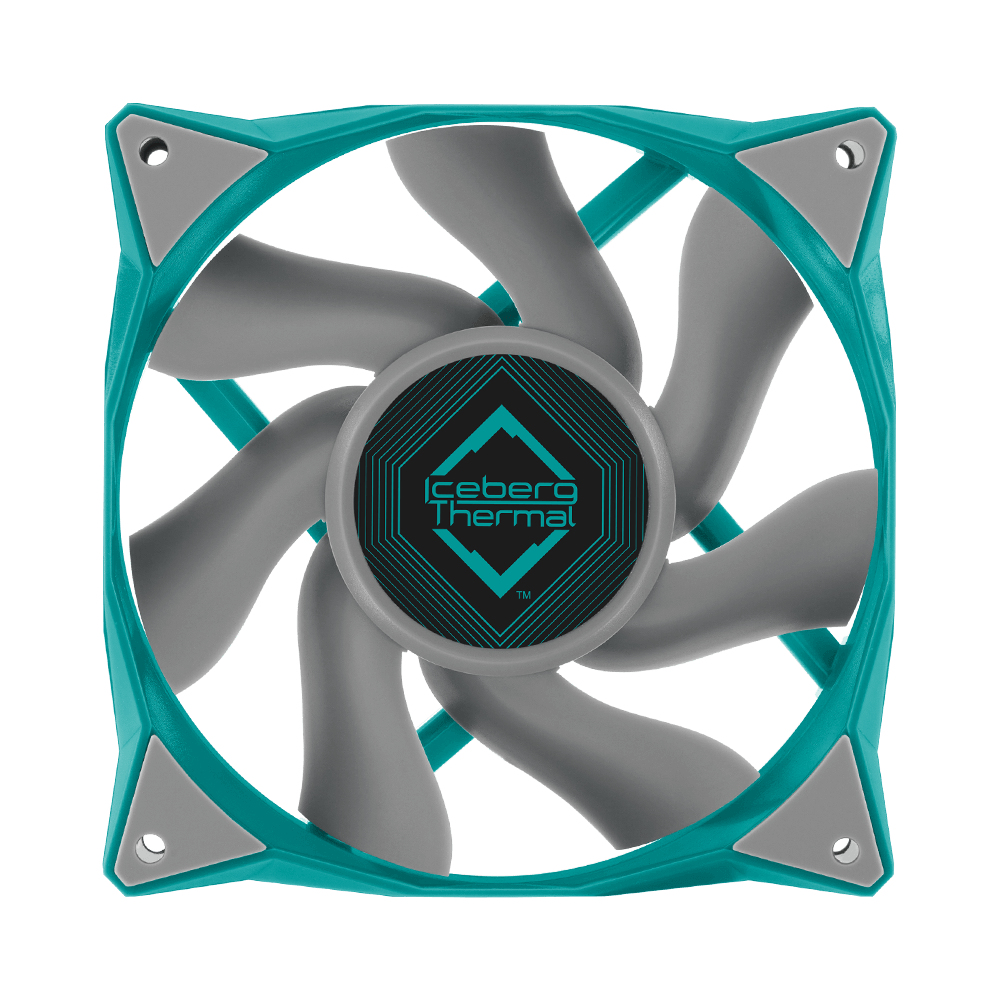 Iceberg Thermal IceGALE Computer case Fan 12 cm Teal 1 pc(s)