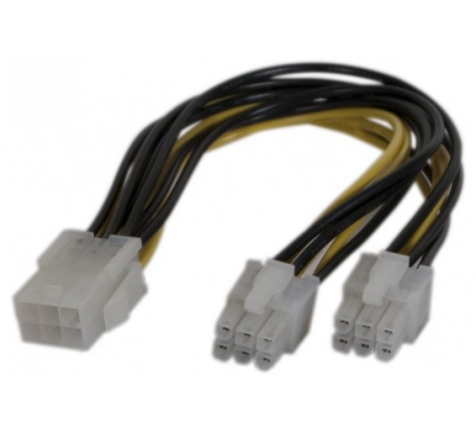 EXC 146694 serial cable White 0.15 m 1 x 6-pin PCI-Express 2 x 6-pin PCI-Express