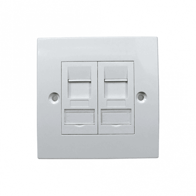 Cables Direct White Ut-899Cat6afpl02 Wall Plate/Switch Cover