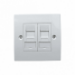 Cables Direct UT-899CAT6AFPL02 wall plate/switch cover White