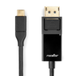 Rocstor Y10C239-B1 video cable adapter 1 m USB Type-C DisplayPort Black