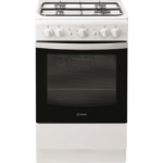 Indesit 50cm Single Oven Gas Cooker - White