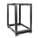 Rocstor Y10E023-B1 rack cabinet 18U Freestanding rack Black