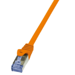 LogiLink 10m, Cat6A networking cable Orange Cat6/6e/6a S/FTP (S-STP)