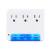 CyberPower P3WUN surge protector White 3 AC outlet(s) 125 V