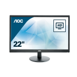 AOC Basic-line E2270SWDN LED display 54.6 cm (21.5") 1920 x 1080 pixels Full HD Flat Black