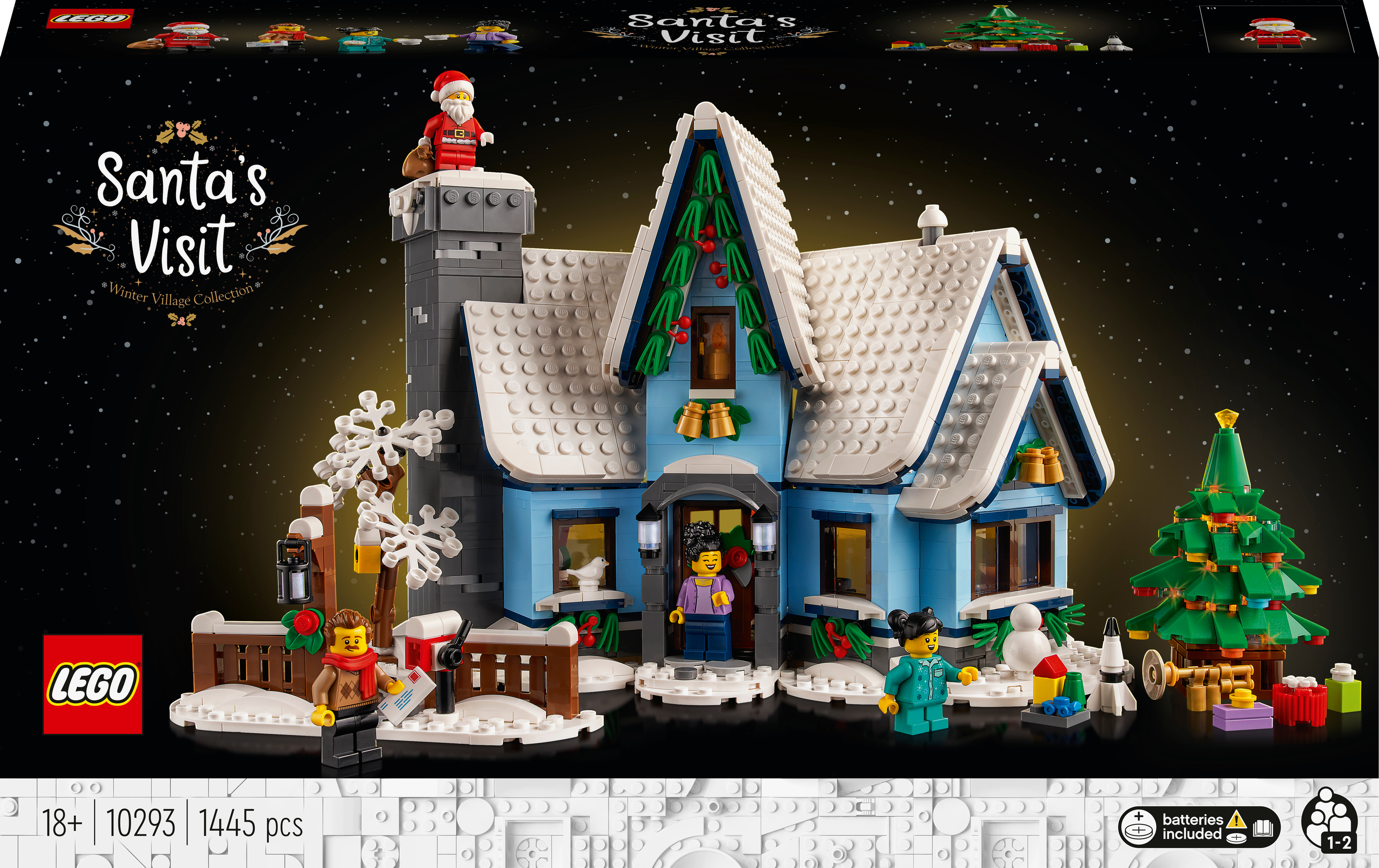 Image of LEGO Creator Expert Besuch des Weihnachtsmanns 10293