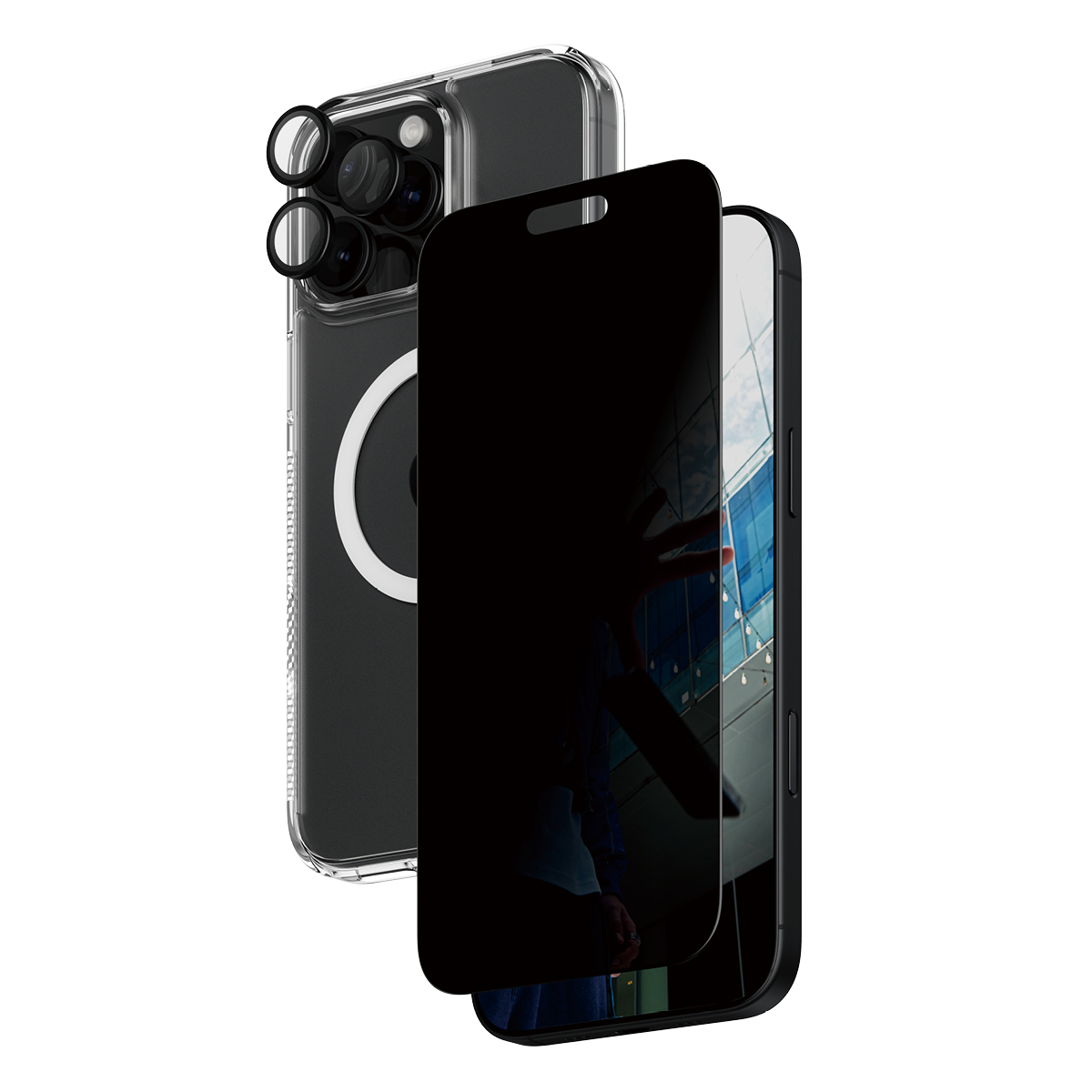 PanzerGlass Â® 3-in-1 Privacy Protection Bundle iPhone 16 Pro Max