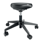 Leitz Ergo Sitting Stool with Wheels and Comfort Seat