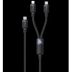 Yesido EU Product - 2-in-1 USB-C to USB-C / Lightning charging table 100W  1.2m