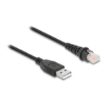 DeLOCK 90611 video kabel adapter 2 m RJ-45 USB Type-A Zwart