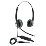 eSTUFF GLB240400 hoofdtelefoon/headset Bedraad Hoofdband Kantoor/callcenter USB Type-A Zwart