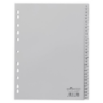 Durable 652310 tab index Numeric tab index Polypropylene (PP) Grey