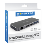 Hypertec ProDock Essential X - Universal USB-C Dock with Dual HDMI and Ethernet