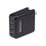 StarTech.com 2210GN-WALL-CHARGER mobile device charger Universal Black AC Fast charging Indoor