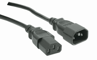 Microconnect C13-C14 1.8m Black C13 coupler C14 coupler