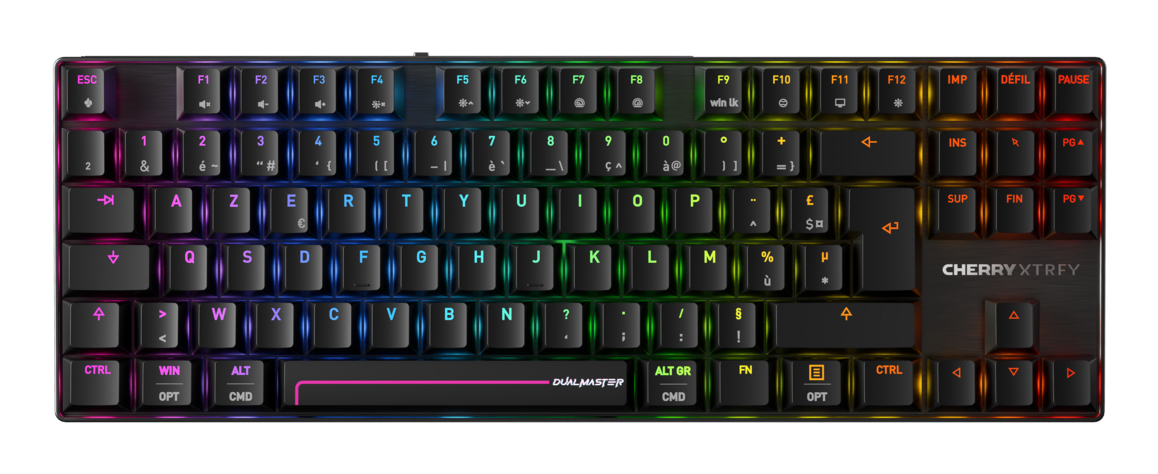 CHERRY MX 8.2 Pro TMR Wireless keyboard Gaming USB + RF Wireless + Blu