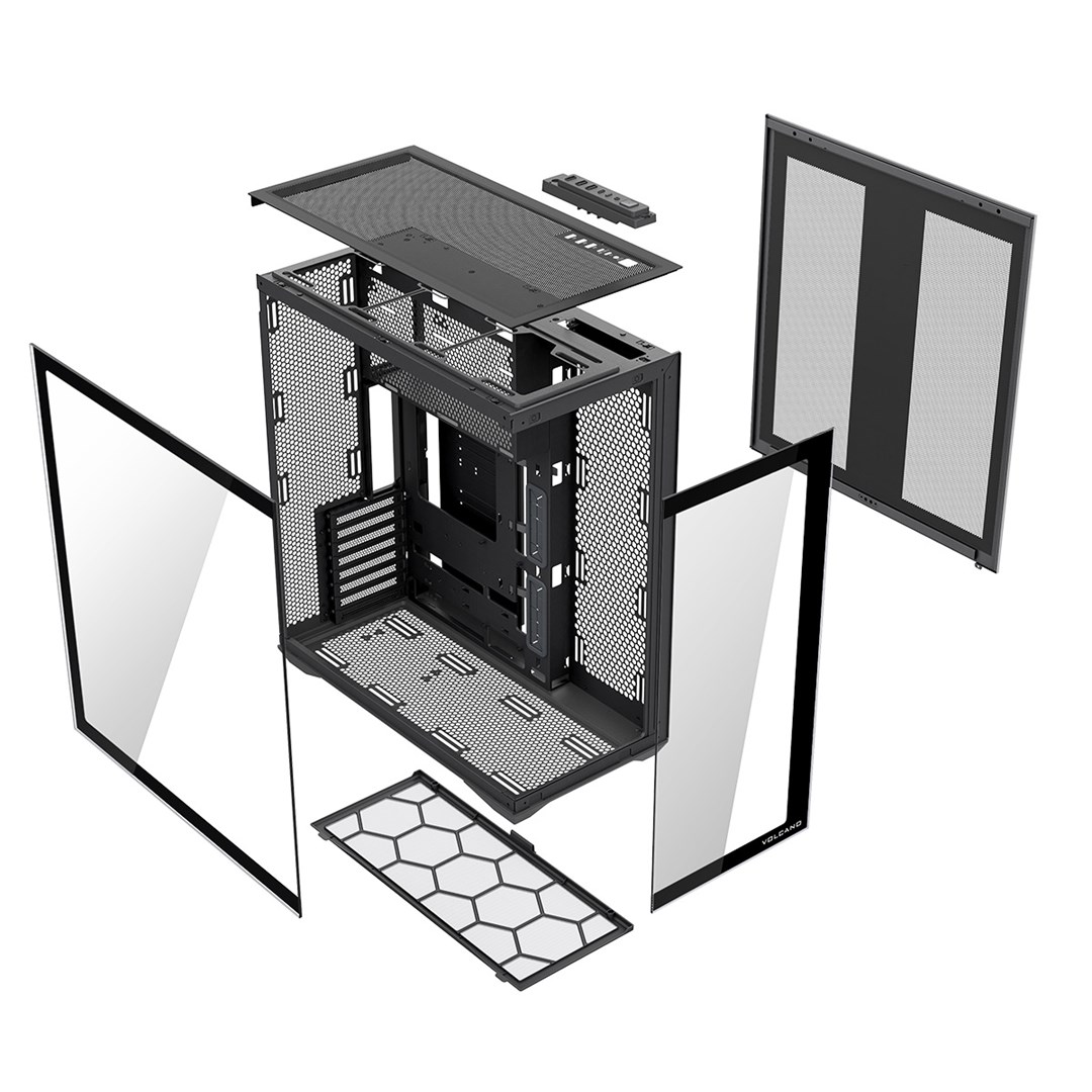 MOD ECOM Volcano SPACE XL FULL TOWER NF Black