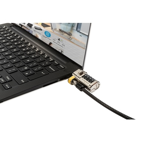 Image of DELL 461-AAEU cable lock Black. Stainless steel 1.8 m