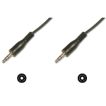Digitus 3.5mm M/M, 1.5 m audio cable Black