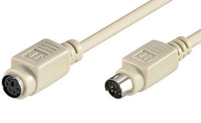 Microconnect Extension PS/2 MD6 (2m) KVM-kablar Grå