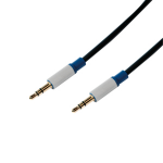 LogiLink BASC15 audio cable 1.5 m 3.5mm Black, Blue, Grey