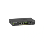 NETGEAR GS305P Unmanaged Gigabit Ethernet (10/100/1000) Power over Ethernet (PoE) Desktop/Wall-Mounting Black