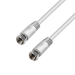 LogiLink CSB1102 coaxial cable 2 m F-type White