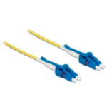DeLOCK 85086 fibre optic cable 5 m LC OS2 Yellow