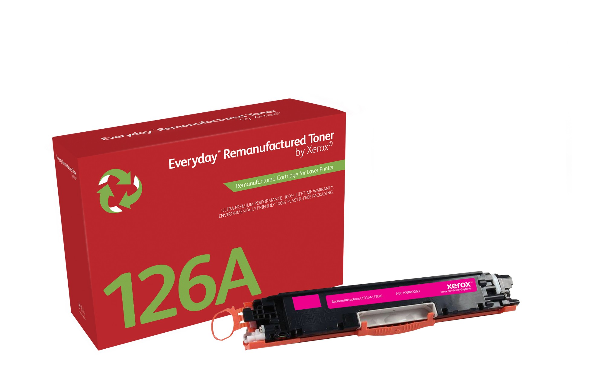 Image of Xerox 106R02260 Toner magenta. 1K pages/5% (replaces HP 126A/CE313A) f