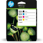 HP 6C3Z1NE/924 Ink cartridge multi pack Bk,C,M,Y 500pg + 3x400pg Pack=4 for HP OJ Pro 8120/e