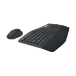 Logitech MK850 Performance keyboard Mouse included Office RF Wireless + Bluetooth French Black, White