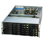 Supermicro SSG-641E-E1CR24H server barebone Intel C741 LGA 4677 (Socket E) Rack (4U) Silver