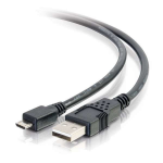 C2G 27395 USB cable USB 2.0 181.1" (4.6 m) USB A Micro-USB B Black