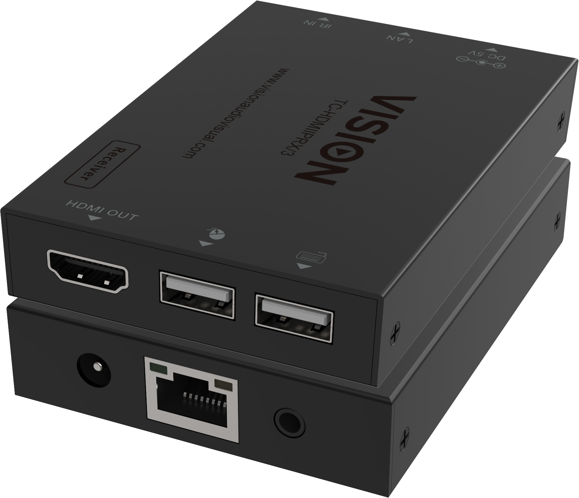 Image of Vision HDMI-over-IP Transmitter AV transmitter Black