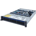 GIGABYTE R262-ZA0 Rack (2U) Black, Steel