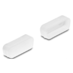 DeLOCK Dust cover for D-Sub 15 male 2 pieces transparent